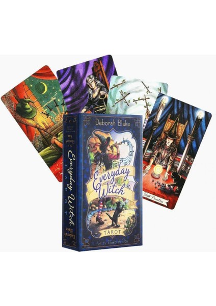 Ateş Tarot Stili Gündelik Cadı Tarot Kartları: Fortune Games Taort Deck Board Games Için Efsanevi Kader Kehanetini Sorun ve Bilin (Yurt Dışından)