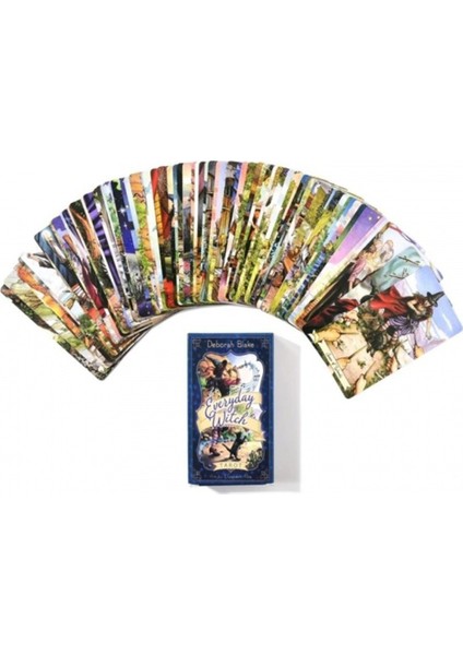 Ateş Tarot Stili Gündelik Cadı Tarot Kartları: Fortune Games Taort Deck Board Games Için Efsanevi Kader Kehanetini Sorun ve Bilin (Yurt Dışından)