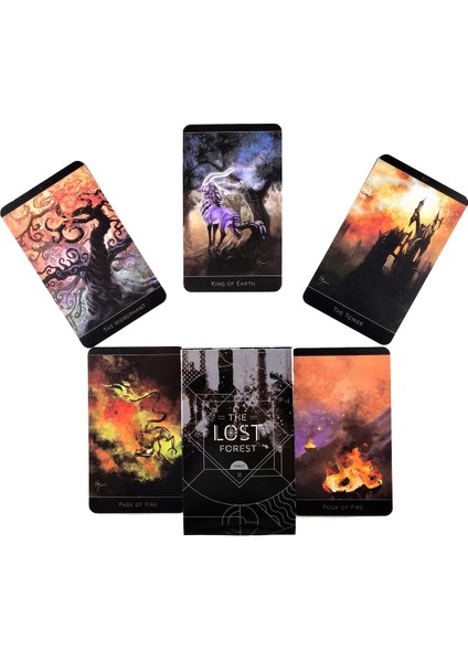 Kayıp Orman Tarzı Yeni Varış Severler Oracle Tarot Kartları Fal Rehberliği Kehanet Tarot Güverte Tahta Oyunu Kart Oyunu Anlatıyor (Yurt Dışından)