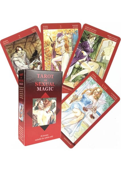 Cinsel Büyü Tarzı Gündelik Cadı Tarot Kartları: Fortune Games Taort Deck Board Games Için Efsanevi Kader Kehanetini Sorun ve Bilin (Yurt Dışından)
