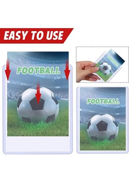 25 Adet Tarzı 35PT 50PACK Üst Yükleyici 3x4 Masa Oyunu Kartları Dış Koruyucu Oyun Koleksiyon Kartı Tutucu Kollu 35PT Sert Plastik Toploader (Yurt Dışından) fırsatları