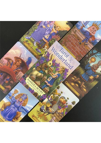 TT169 Stili Tarot Harikalar Diyarında Masa Oyun Kartları Oracle Parti Kehanet Poker Hediye Dama Tahtası Pdf Rehberli Tam Ingilizce Güverte (Yurt Dışından) modelleri