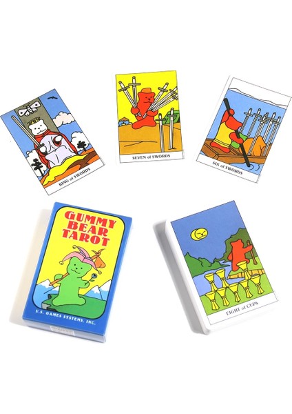 Lacivert Tarzı Yeni Yüksek Li Altın Art Nouveau Tarot Kartları Fal Rehberliği Pdf Rehberi ile Kehanet Güverte Tahta Oyunu Anlatıyor (Yurt Dışından)