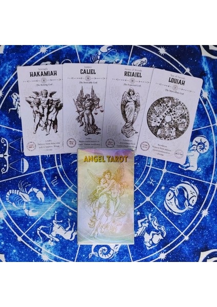 78 Adet TX255 Tarzı Yeni Melek Tarot Kartları ve Pdf Rehberlik Kehanet Güverte Eğlence Partileri Masa Oyunu Destek Kutusu (Yurt Dışından) fiyatları