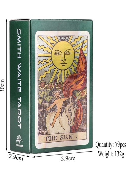 HS14 Stili Tarot Kartları Oracle Kartları Aile Güverte Tahta Oyunları Için Ingilizce Versiyonu Rehberlik Kehanet Kader Oyun Kartı (Yurt Dışından)