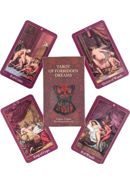 Qedavian Tarot Stili Yasak Düşler Tarot Güverte Boş Zaman Partisi Masa Oyunu Yüksek Li Falcılık Kehanet Oracle Kartları Pdf Rehberi ile (Yurt Dışından) fiyatları