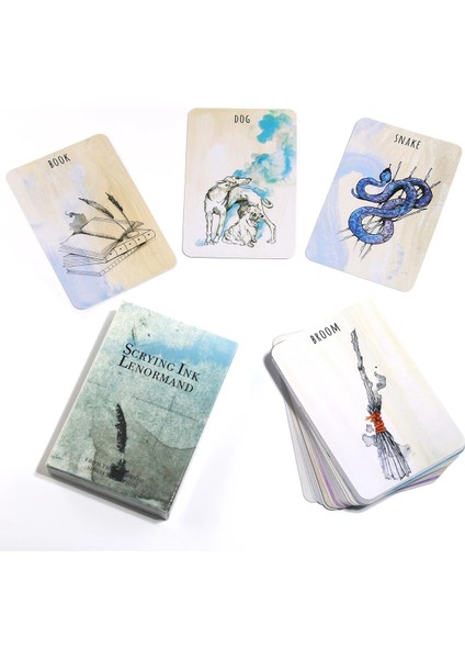 Ağlayan Mürekkep Stili Yeni Varış Severler Oracle Tarot Kartları Fal Rehberliği Kehanet Tarot Güverte Tahta Oyunu Kart Oyunu Anlatıyor (Yurt Dışından)