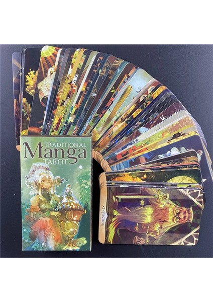78 Adet TT26 Tarzı En Çok Satılan Geleneksel Manga Tarot Kartları Ingilizce Oracle Kartları Kadın Kızlar Tarot Güverte Masa Oyunu (Yurt Dışından) indirimleri
