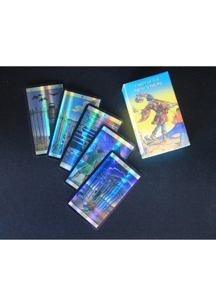 Sapık Ay Stili Masa Oyunu Holografik Waite Aile Partisi Tarot'u Yetişkinler ve Çocuklar Için Oyun Kartları Komik Dobble Kehanet Kartı (Yurt Dışından)