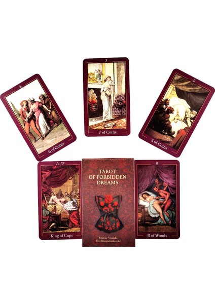 Yasak Rüyalar Tarzı Yeni Varış Severler Oracle Tarot Kartları Fal Rehberliği Kehanet Tarot Güverte Tahta Oyunu Kart Oyunu Anlatıyor (Yurt Dışından)