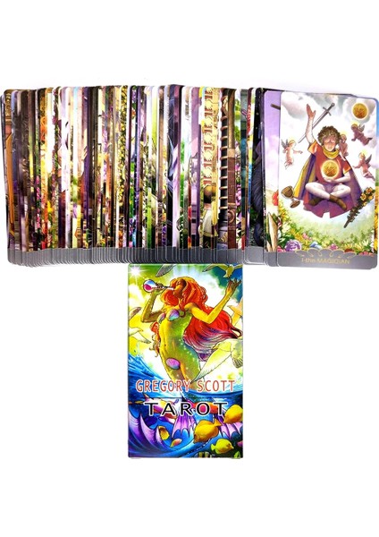 78 Adet TX234 Tarzı 2021 Yeni Gregory Scott Tarot Kartları ve Pdf Rehberlik Kehanet Güverte Eğlence Partileri Masa Oyunu Desteği (Yurt Dışından) indirimleri