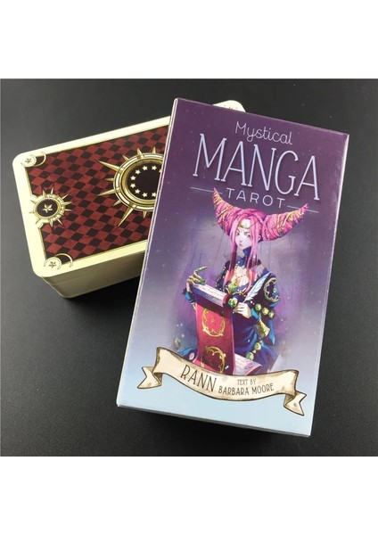 Chaoduo Shop 44 Adet TS64 Tarzı Mistik Manga Tarot Kartları Parti Tarot Güverte Malzemeleri Ingilizce Pdf Masa Oyunu Parti Oyun Kartları (Yurt Dışından)