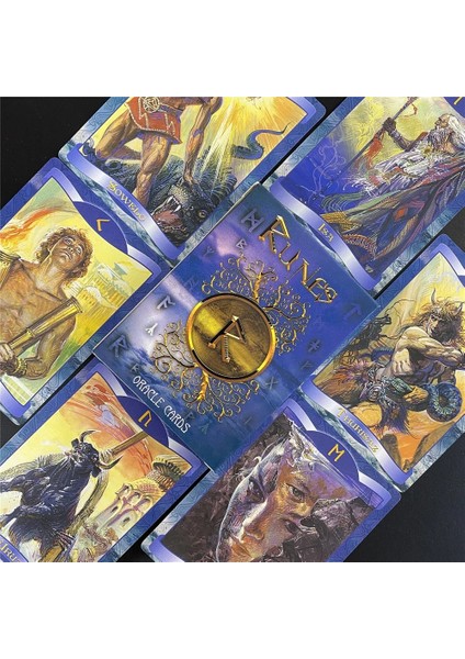 TS152 Tarzı Runes Oracle Kartları Masa Oyunu Parti Kehanet Poker Hediye Denetleyicisi Pdf Rehberi ile Tam Ingilizce Tarot Güverte (Yurt Dışından) modelleri