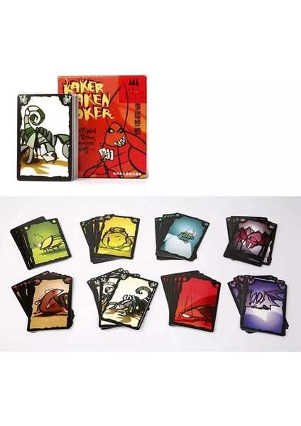 Hamamböceği Poker Tarzı 5 Seçenek Komik Kart Oyunu Kakerlaken Salatpokerroyalsuppemogel Motte Masa Oyunu Aile Partisi Hamamböceği Kapalı Eğlenceli Oyunlar (Yurt Dışından)