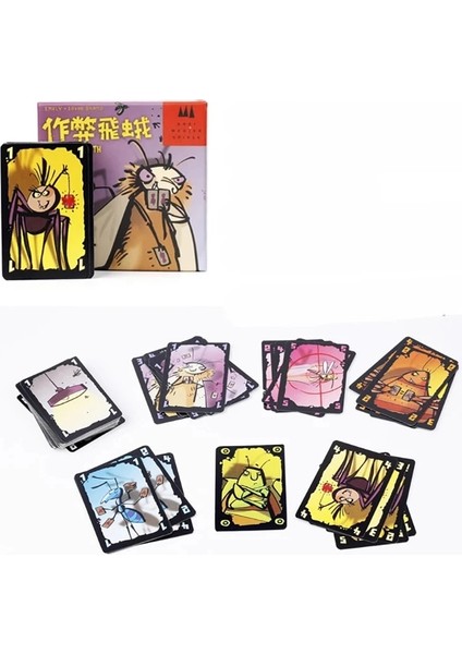 Hamamböceği Poker Tarzı 5 Seçenek Komik Kart Oyunu Kakerlaken Salatpokerroyalsuppemogel Motte Masa Oyunu Aile Partisi Hamamböceği Kapalı Eğlenceli Oyunlar (Yurt Dışından) indirimleri