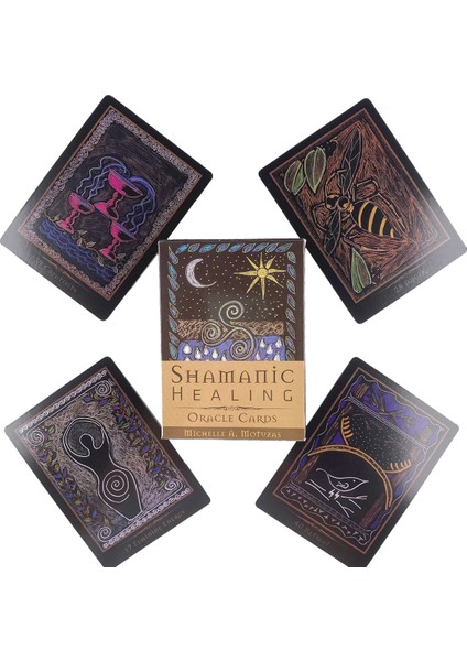 Şamanik Şifa Tarzı Mistik Anlar Oracle Kartları Boş Zaman Partisi Masa Oyunu Yüksek Li Falcılık Kehanet Tarot Güverte Pdf Rehberi ile (Yurt Dışından)