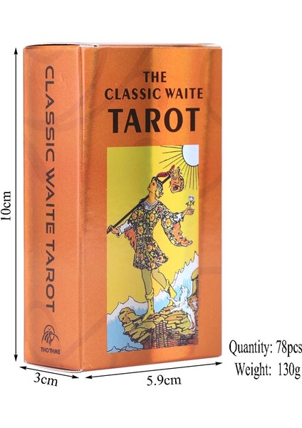HS19 Stili Tarot Kartları Oracle Kartları Aile Güverte Tahta Oyunları Için Ingilizce Versiyonu Rehberlik Kehanet Kader Oyun Kartı (Yurt Dışından) modelleri