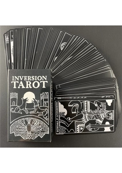 78 Adet TT106 Tarzı Ters Tarot Kartları Tam Ingilizce Klasik Masa Oyunları Pdf Rehberi ile Yaratıcı Oracle Kehanet Masası (Yurt Dışından) indirimleri