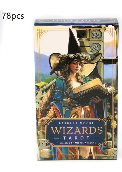 Sihirbazlar Tarot Stili 78 Kart Güverte Gizli Tarot Tam Ingilizce Oracle Kartları Gizemli Kehanet Kader Aile Partisi Masa Oyunu (Yurt Dışından)