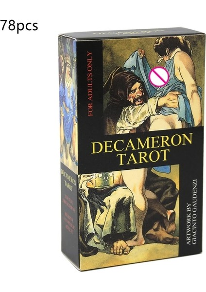 Decameron Stili 78 Kart Güverte Gizli Tarot Tam Ingilizce Oracle Kartları Gizemli Kehanet Kader Aile Partisi Masa Oyunu (Yurt Dışından)