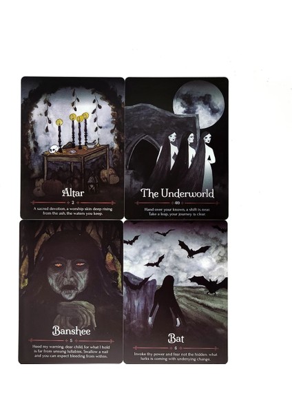36 Adet TX228 Tarzı Cadı Samhain Oracle Tarot Kartlarının Yeni Sezonları ve Pdf Rehberlik Kehanet Güverte Eğlence Partileri Masa Oyunu Kutusu (Yurt Dışından)