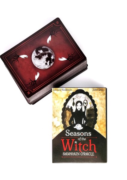 36 Adet TX228 Tarzı Cadı Samhain Oracle Tarot Kartlarının Yeni Sezonları ve Pdf Rehberlik Kehanet Güverte Eğlence Partileri Masa Oyunu Kutusu (Yurt Dışından)