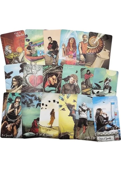 Tarot Güverte 1 Set Stili Light Seer's Tarot Deck Eet Tarot Kart Oyunu Kehanet Kader Masa Oyunu Kartları Parti Masa Oyunları Koleksiyonu Ingilizce Versiyon (Yurt Dışından)