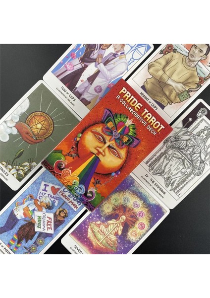 TT155 Stili Yeni Gurur Tarot Kartları ve Pdf Rehberlik Kehanet Güverte Eğlence Partileri Masa Oyunu Desteği (Yurt Dışından)