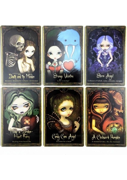 Gölgeler ve Işık Stili Gölgeler ve Işık Oracle Tam Ingiliz Aile Partisi Masa Oyunu 45 Kart Deste Tarot Kehanet Kader Kartları (Yurt Dışından)