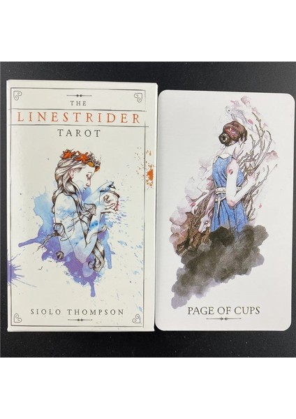 78 Adet TT26 Tarzı Linestrider Tarot Güverte Oracle Kartları Ingilizce Versiyonu Masa Oyunu Kadın Aile Partisi Kehanet Kader Oynarken (Yurt Dışından)