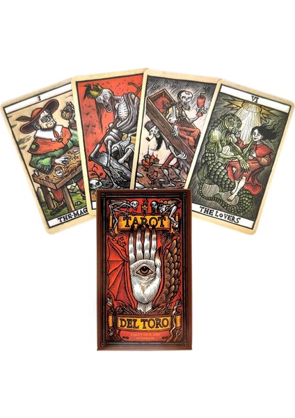 36 Adet TX228 Tarzı 2021 Yeni Del Toro Tarot Kartları ve Pdf Rehberlik Kehanet Güverte Eğlence Partileri Masa Oyunu Destek Kutusu (Yurt Dışından) fiyatları