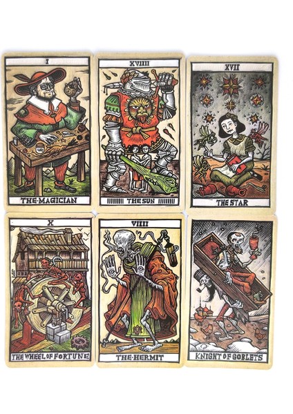 36 Adet TX228 Tarzı 2021 Yeni Del Toro Tarot Kartları ve Pdf Rehberlik Kehanet Güverte Eğlence Partileri Masa Oyunu Destek Kutusu (Yurt Dışından) modelleri