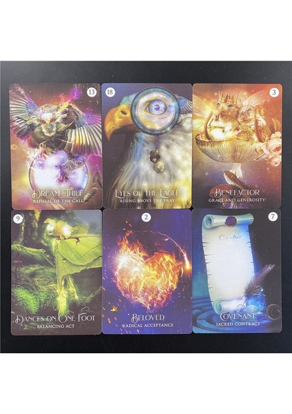 1 Adet Masa Örtüsü Tarzı Yeni Tarot Şaman Rüya Oracle Kartları Kehanet Kader Tarot Güverte Tahta Oyunu Yetişkin Tarot Güverte Astroloji Kart Oyunu Için (Yurt Dışından) indirimleri