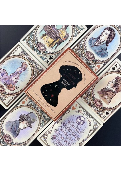 TS13 Tarzı Yeni Jane Austen Tarot Güverte Kartı Ingilizce Tarot Kartı Oracle Kartı, Yetişkinler Için Kehanet Tahtası Oyunu, Pdf Rehberliği ile (Yurt Dışından) indirimleri