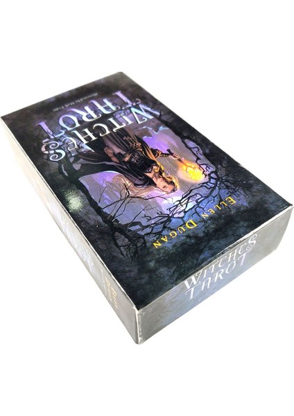 Cadılar Tarot Stili Yeni Yüksek Li Cadılar Tarot Kartları Fal Rehberliği Arkadaş Partisi Için Pdf Rehberi ile Kehanet Güverte Tahta Oyunu Anlatıyor (Yurt Dışından) fırsatları