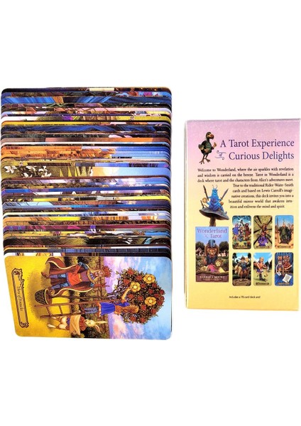 Ilahi Bolluk Stili Yeni Varış Yüksek Li Tarot Harikalar Diyarında Kartları Fal Rehberliği Kehanet Güverte Tahta Oyunu Eğlence Partisi Anlatıyor (Yurt Dışından)