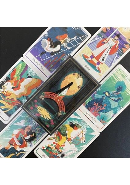 TS100 Stili Yüksek Li Kristal Unicorn Tarot Kartları Aile Tatil Partisi Iskambil Kartları Güverte Tarot Kart Tahta Oyunları Yüksek Li Kristal Un (Yurt Dışından)