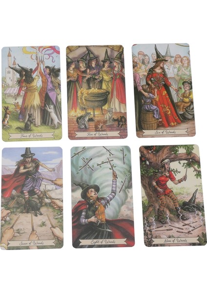 TLP10 Stili Tam Ingilizce Versiyonu Tarot Kartları Oracle Card Kehanet Destiny Deck Parti Masa Oyunu Acemi Pdf Kılavuzu Kitap (Yurt Dışından)
