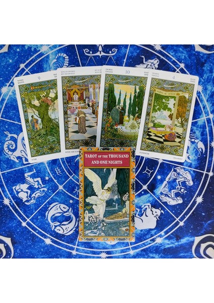 78 Adet TX240 Tarzı Bin Bir Gece Tarot Kartları Kehanet Güverte Eğlence Partileri Masa Oyunu Destek Kutusu (Yurt Dışından) fiyatları
