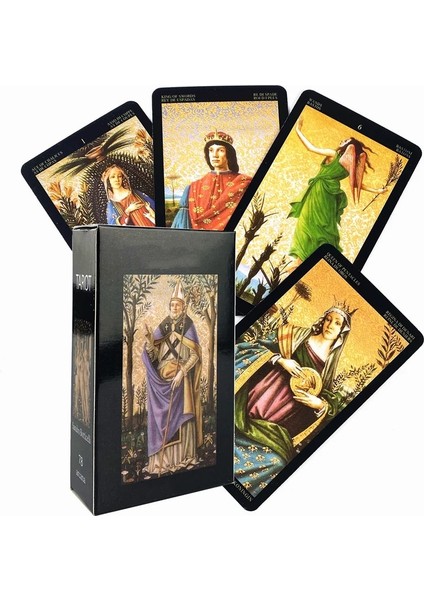 78 Adet TT191 Tarzı Klasik Binici Güverte Kehanet Kart Oyunu Masa Oyunu Işığının Yapısına Dayalı Arkadaşlar Tarot Kartları (Yurt Dışından)