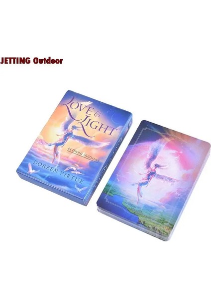 Aşk Işığı Ilahi Rehberlik Oracle ve Ingilizce Tarot Kartı Seti Masa Oyunu (Yurt Dışından)