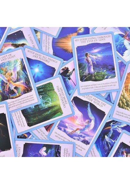 Aşk Işığı Ilahi Rehberlik Oracle ve Ingilizce Tarot Kartı Seti Masa Oyunu (Yurt Dışından) modelleri