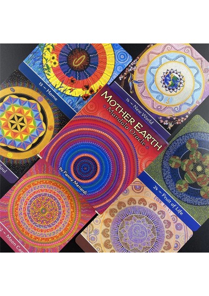 TS38 Stili Tarot Kartları Toprak Ana Mandala Oracle Kartları Tam Ingilizce Masa Masa Oyunları Kartları Yaratıcı Oracle Kehanet Oyunu (Yurt Dışından) indirimleri