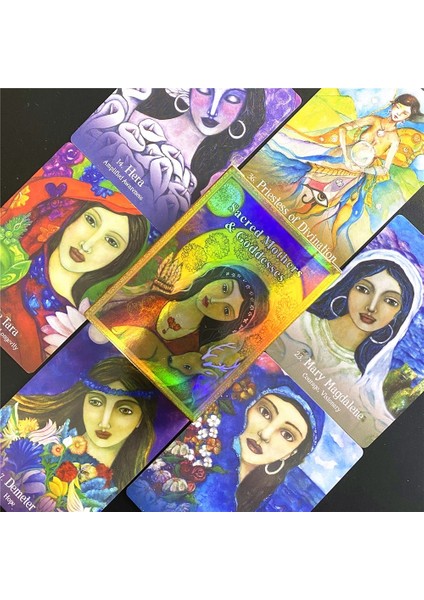 MTT08 Stili Reflet De Lune Lenormand Kartları Poker Boyutunda Kağıt Oracle Çalışın Işığınız Afrika Tanrıçası Yükselen Oracle (Yurt Dışından) indirimleri