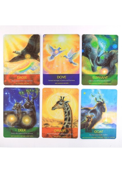 Aşk Tarzı Melekler Yeni Yüksek Li Başmelek Hayvan Oracle Tarot Kartları Fortune Rehberlik Kehanet Güverte Masa Oyunu Pdf Guidebook ile 44 Adet (Yurt Dışından) fırsatları