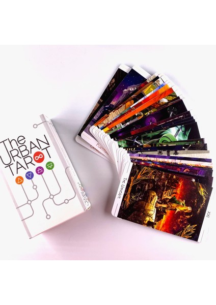 Okyanus Tarot Stili Kentsel Tarot Güverte Boş Zaman Partisi Masa Oyunu Yüksek Li Falcılık Kehanet Oracle Kartları, Pdf Rehberi ile (Yurt Dışından)