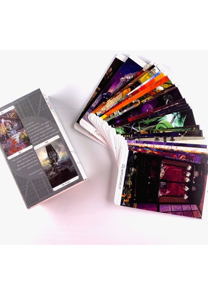 Okyanus Tarot Stili Kentsel Tarot Güverte Boş Zaman Partisi Masa Oyunu Yüksek Li Falcılık Kehanet Oracle Kartları, Pdf Rehberi ile (Yurt Dışından)