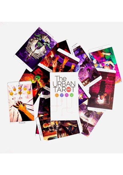 Kentsel Tarz Yeni Yüksek Li Heaven Earth Tarot Kartları Fal Rehberliği Arkadaş Oyunu Için Pdf Rehberi ile Kehanet Güverte Tahta Oyunu Anlatıyor (Yurt Dışından)