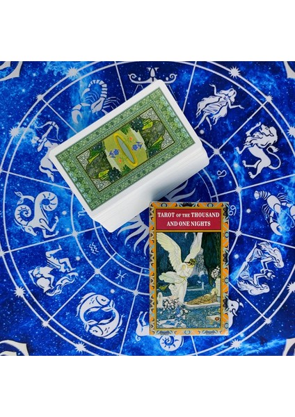 78 Adet TX254 Tarzı Bin Bir Gece Tarot Kartları Kehanet Güverte Eğlence Partileri Masa Oyunu Destek Kutusu (Yurt Dışından) fırsatları