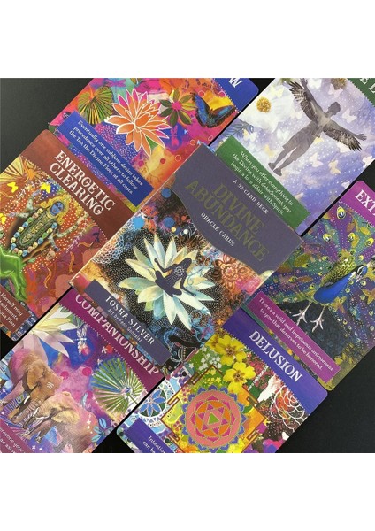 TS155 Stili Buddha Wisdom Sbakti Güç Kurulu Oyunu Oracle Tarot Kartları Parti Kehanet Poker Hediye Checker Pdf ile Tam Ingilizce Güverte (Yurt Dışından)